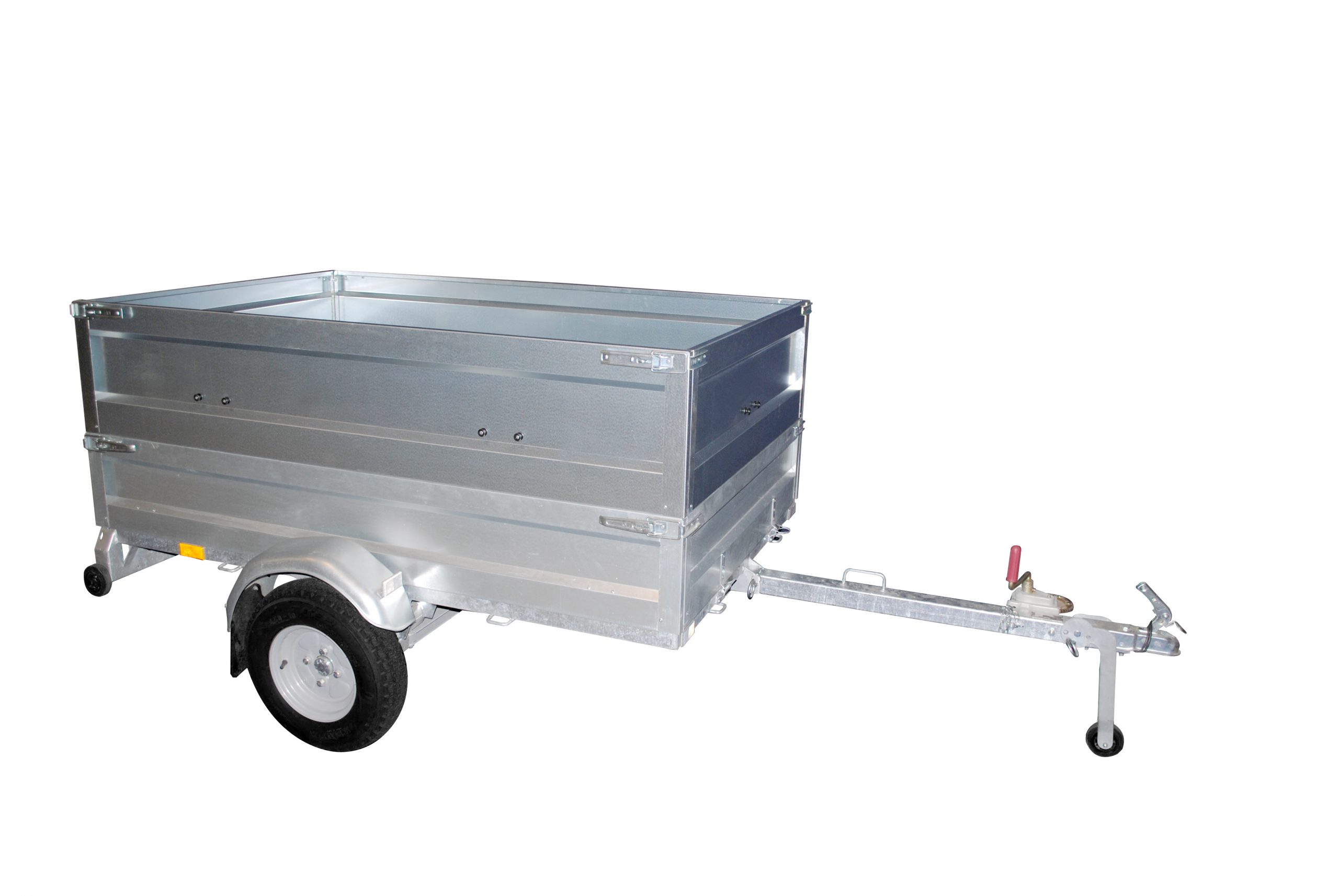 Nadstavbové bočnice pre Wall Trailer pohľad z boku Dodatne bočne stranice za prikolicu EBECO WT - 40cm - Slika 1