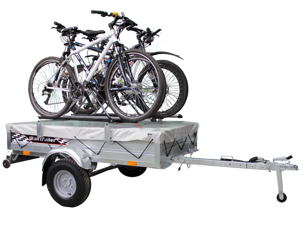Držiak bicykla - konštrukcia , montáž pohlad s predu Nosač za bicikle iznad cerade - Slika 1